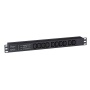 EX280859RUS Блок розеток ServerPro PDU-19H001 Al-10С13-C14-SW, 1U, Алюм., 10 IEC 320 C13, С14