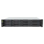 EonStor DS1012R2C000B-8U32 (12x3.5 SAS/SATA, 2U, High IOPS, Dual Redundant Controllers (incl: 2x2GB Cache, 8x1GbE (RJ-45) iSCSI, 2 FREE host board slots, 2x12Gb SAS ext ports, 2x Super capacitor+Flash+FAN module, 2x460W), Rackmount kit)