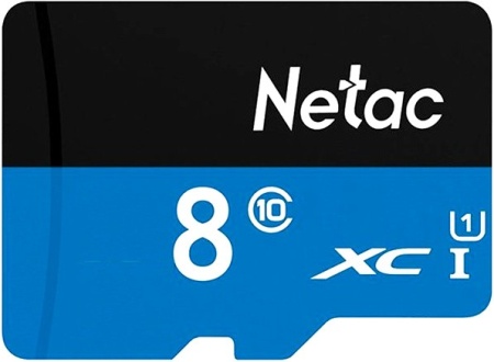 Карта памяти Netac P500 Standard 8GB NT02P500STN-008G-S