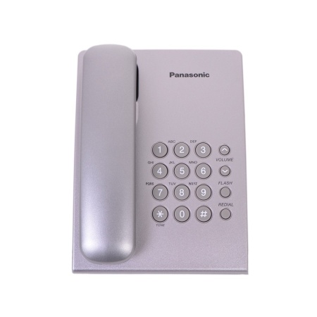 Телефон проводной Panasonic KX-TS2350RUS серебристый