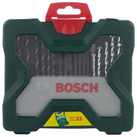 Набор принадлежностей Bosch X-Line-33 33 предмета (жесткий кейс)
