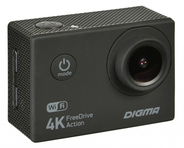 Видеорегистратор Digma FreeDrive Action 4K WiFi черный 8Mpix 2160x3840 2160p 150гр. Allwinner V3