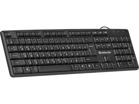 Проводная клавиатура Element HB-520 USB RU,черный,полноразмерная (455220) {20}