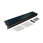 Патч-панель Lanmaster TWT-PP24STP/6 19" 1U 24xRJ45 кат.6 FTP