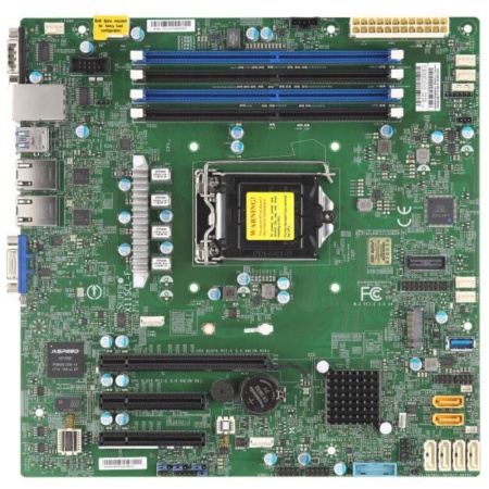 Материнская Плата SuperMicro MBD-X11SCL-F-O Soc-1151 iC242 mATX 4xDDR4 6xSATA3 SATA RAID i210AT 2хGgbEth Ret