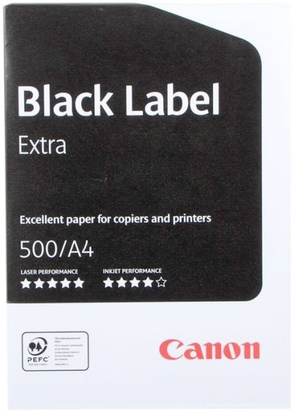 офисная А4 500л 80гр "Canon Black Label Extra"