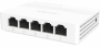 DS-3E0505D-E L2, Unmanaged, 5 Gigabit RJ45 ports, desktop plastic switch