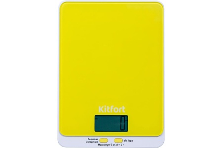 электронные KT-803-4 макс.вес:5кг желтый