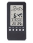 Часы-метеостанция "Window", чёрный, (PF-S002A) время, температура, влажность, дата