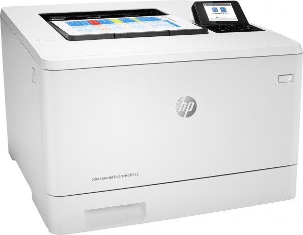 Принтер HP Color LaserJet Pro M455dn (Принтер цветной, A4, 600x600 dpi, 27 ppm, 1,25Gb, 2trays 50+250, Duplex, USB/GigEth)