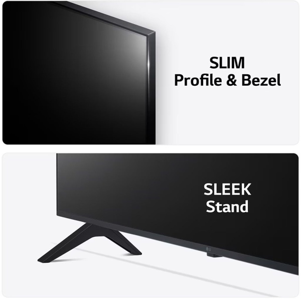 Телевизор LG 43" 43UR78006LK диагональ 43", разрешение 4K UHD (3840x2160), 60 Гц, HDR10, поддержка DVB-T2, Wi-Fi, Bluetooth, 3xHDMI, RJ-45, 2xUSB, Smart TV webOS