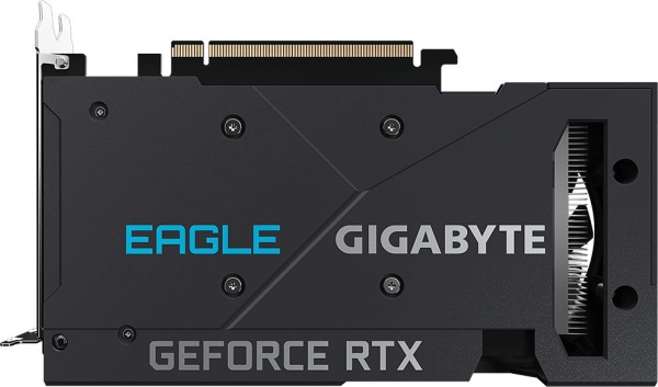 Видеокарта Gigabyte NVIDIA GeForce RTX 3050 Gigabyte 6Gb (GV-N3050EAGLE OC-6GD) PCI-E 4.0, ядро - 1042 МГц, Boost - 1500 МГц, память - 6 Гб GDDR6 14000 МГц, 96 бит, 2xHDMI, 2xDisplayPort, Retail