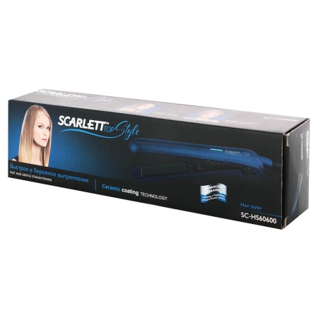 Выпрямитель Scarlett SC-HS60600 30Вт синий/черный