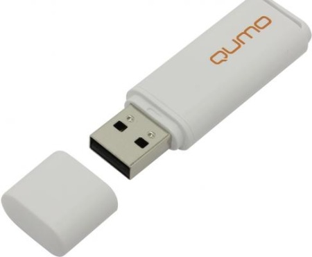 USB 2.0 8GB Optiva 01 White [QM8GUD-OP1-white]