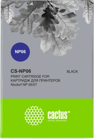 Картридж Cactus матричный 1750076156 CS-NP06 черный для Nixdorf NP 06
