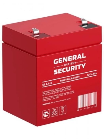 Аккумулятор General Security GS 4.5-12 (12V / 4.5Ah)