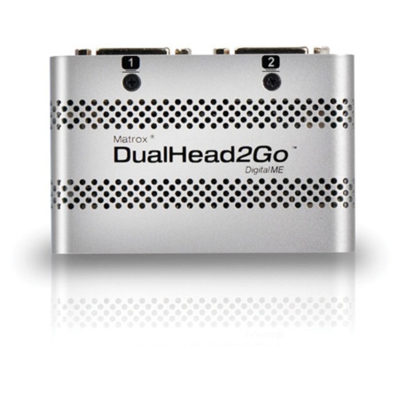 D2G-DP2D-MIF Dualhead2Go SE.  Dual digital (DVI-D) display support