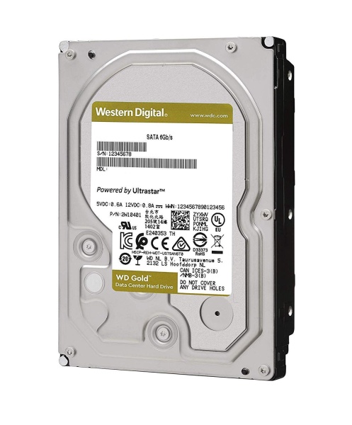 Жесткий диск Original SATA-III 6Tb WD6003FRYZ Gold (7200rpm) 256Mb