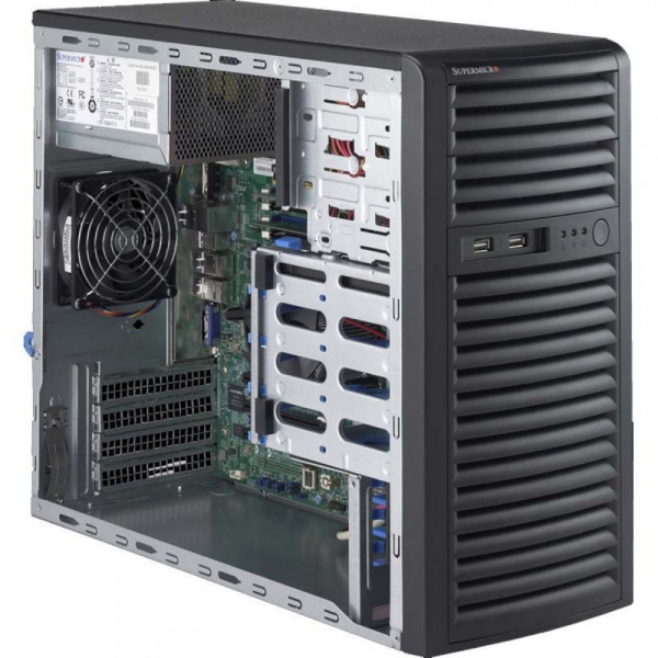 Платформа SuperMicro SYS-5039C-I 3.5" SAS/SATA C242 1G 2Р 1x400W