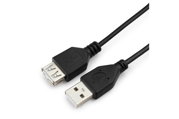 Гарнизон удлинитель USB 2.0, AM/AF, 1м, пакет (GCC-USB2-AMAF-1M)