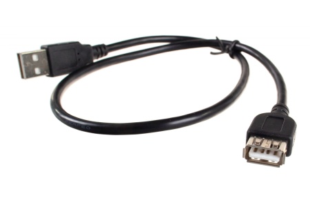 Кабель USB2.0 A вилка - Micro USB вилка, длина 0,5 м. (U4004)