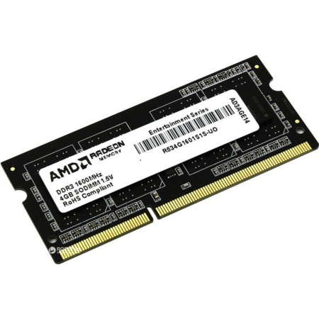 Оперативная память AMD Radeon R5 Entertainment Series 4ГБ DDR3 1600 МГц R534G1601S1S-U