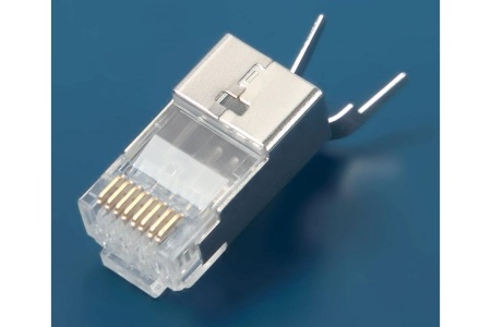 PLEZ-8P8C-U-C6 Разъем легкой оконцовки RJ-45 (8P8C) под витую пару, категория 6