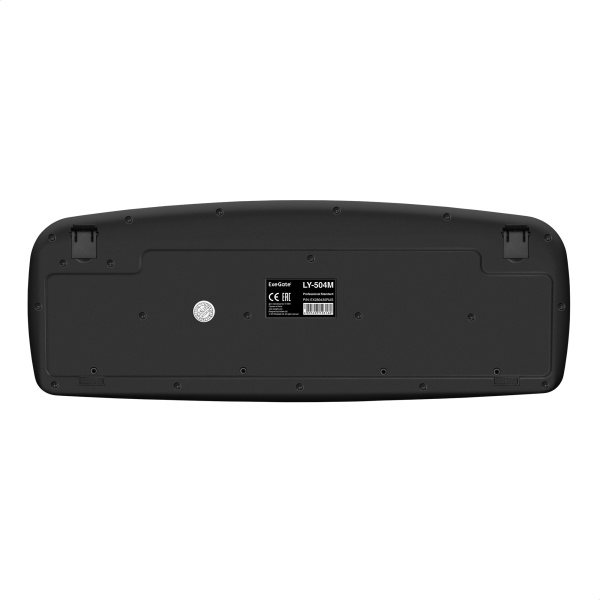 EX286177RUS Multimedia Professional Standard LY-500M (USB, полноразмерная, 115кл., Enter большой, мультимедиа, длина кабеля 1,5м, черная, Color box)
