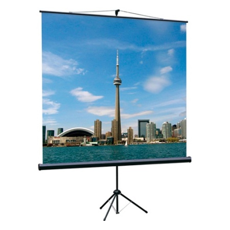 Экран Lumien на треноге 127x127см Eco View LEV-100104 1:1 напольный рулонный