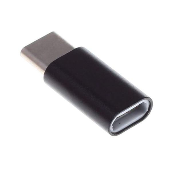 Переходник Buro BHP RET TPC-MCR micro USB (f)-USB Type-C (m) черный