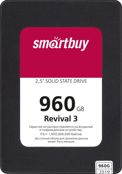 960Gb Revival 3 SB960GB-RVVL3-25SAT3 {SATA3.0, 7mm}