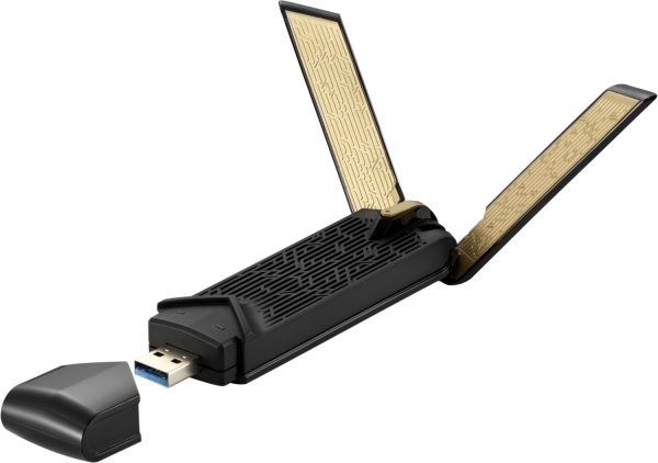 Сетевой адаптер WiFi Asus USB-AX56 AX1800 USB 3.0 (ант.внеш.несъем.)