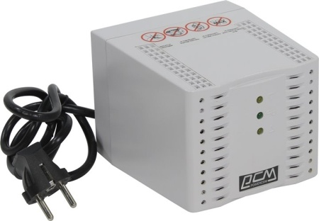Стабилизатор напряжения Powercom TCA-3000 1500Вт 3000ВА белый