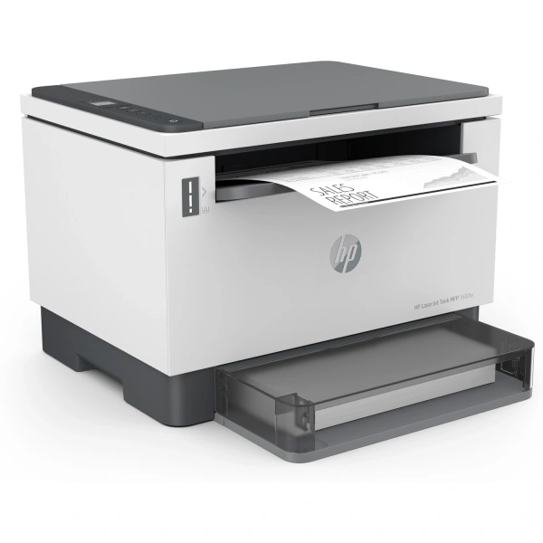 Принтер HP LaserJet Tank 1602w (2R3E8A) МФУ (принтер/сканер/копир), лазерная черно-белая печать, A4, планшетный сканер, ЖК панель, Wi-Fi, AirPrint, Bluetooth