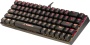 Клавиатура GK-120, USB, черный, поверхность- карбон