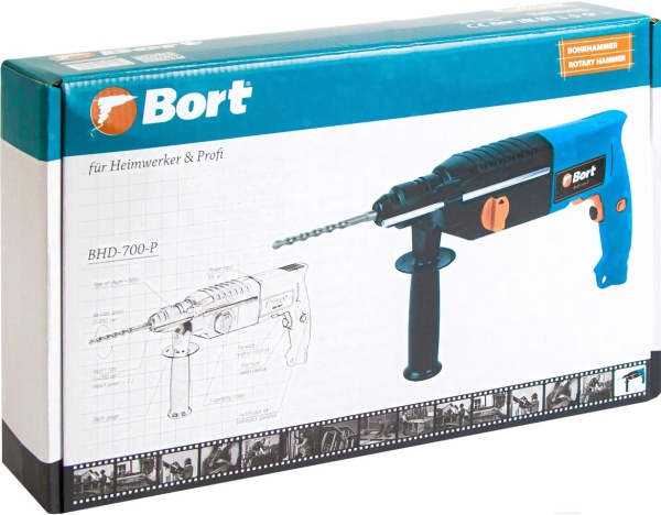 Bort BHD-700-P патрон:SDS-plus уд.:3Дж 700Вт