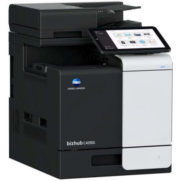 МФУ Konica Minolta bizhub C4050i МФУ (принтер/сканер/копир), факс, лазерная цветная печать, A4, двусторонняя печать, планшетный/протяжный сканер, ЖК панель, сетевой (Ethernet), AirPrint
