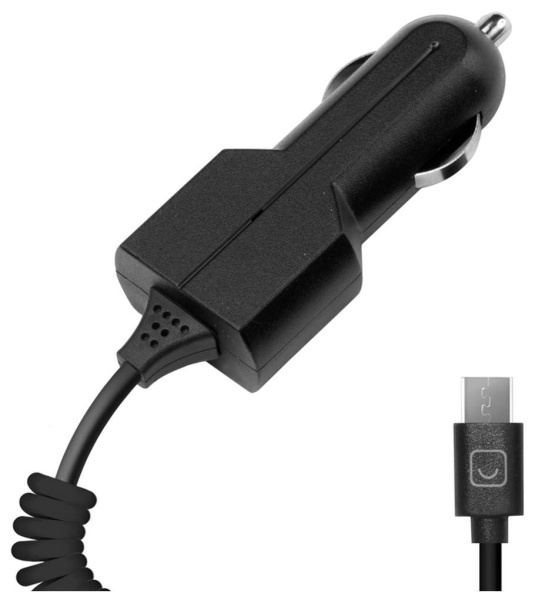 Автомобильное micro USB, 1A, черный,