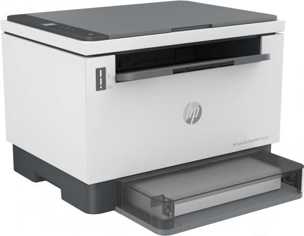 Принтер HP LaserJet Tank 2602dn (2R3F0A) МФУ (принтер/сканер/копир), лазерная черно-белая печать, A4, двусторонняя печать, планшетный сканер, ЖК панель, сетевой (Ethernet), AirPrint