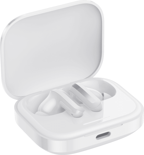 Наушники Xiaomi Redmi Buds 5 White (M2316E1) беспроводные с микрофоном, TWS, затычки, динамические излучатели, подключение: Bluetooth, регулятор громкости, работа от аккумулятора до 10 ч
