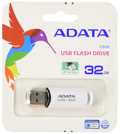 Флешка USB 2.0 32Gb Classic C906 (AC906-32G-RWH) белый