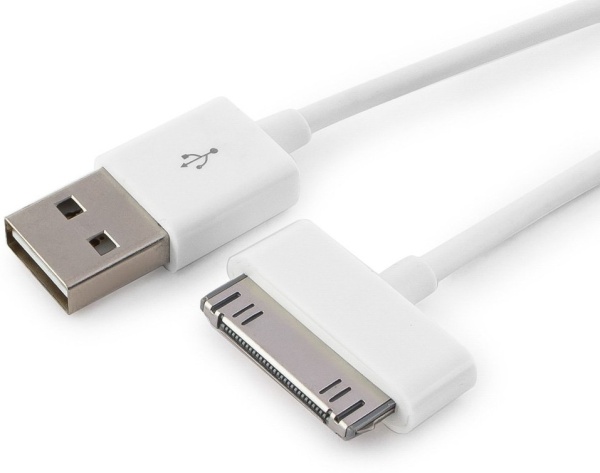 CC-USB-AP1MW USB AM/Apple для iPad/iPhone/iPod, 1м белый (пакет)