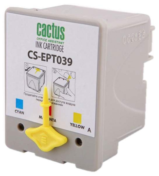 Картридж Cactus CS-EPT039 для Epson Stylus C43, цветной