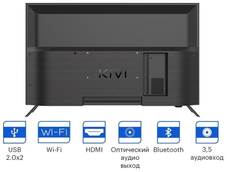 LED 32" 32H740NB черный HD 60Hz DVB-T2 DVB-C USB WiFi Smart TV
