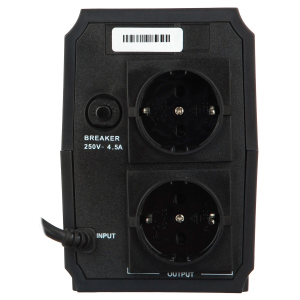 EP244541RUS ИБП Power Back BNB-400 <400VA, Black, 2 евророзетки>