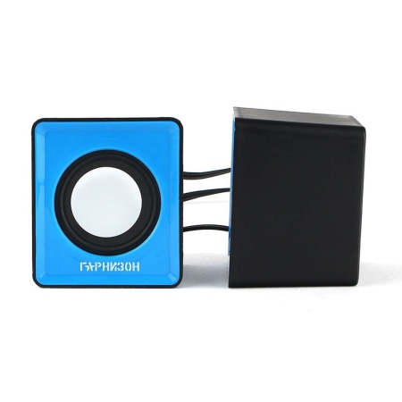 Акустическая система 2.0 GSP-100, синий/черный, 2 Вт, материал- пластик, USB - питание  RTL {60}