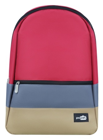 Рюкзак для ноутбука 15.6" PC Pet PCPKB0015RG красный/серый полиэстер
