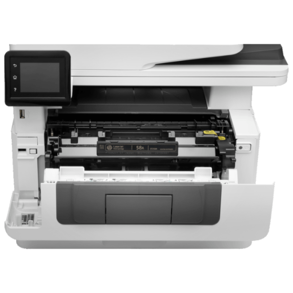 Принтер HP LaserJet Pro M428fdn (W1A29A/W1A32A) МФУ (принтер/сканер/копир), факс, лазерная черно-белая печать, A4, двусторонняя печать, планшетный/протяжный сканер, ЖК панель, сетевой (Ethernet), AirPrint