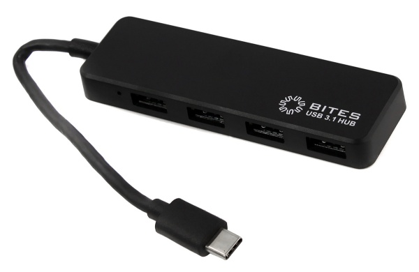 HB24C-210BK Концентратор 4*USB2.0 / TYPE-C PLUG / BLACK