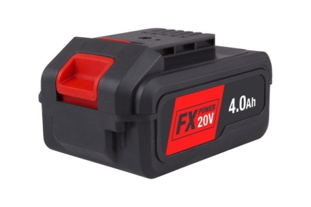 FERM Аккумулятор 20В, 4 Ач, светодиодный индикатор заряда батареи, защита от перегрева и перегрузки, защита от замыкания [CDA1168]